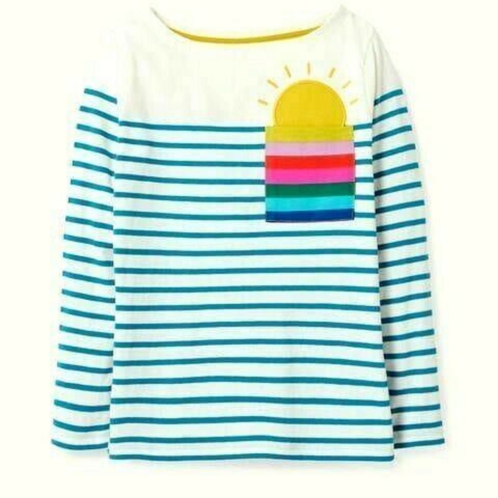 Mini Boden Striped Tee Breton 13-14 yrs